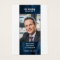 Modern Memorial Poem Blue Marble Funeral Bookmark