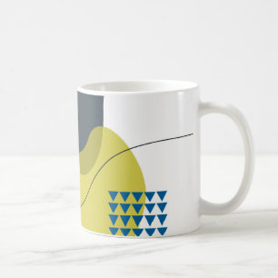 Modern, Memphis, cool, unique, trendy illustration Coffee Mug