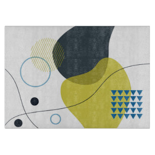 Modern, Memphis, cool, unique, trendy illustration Cutting Board