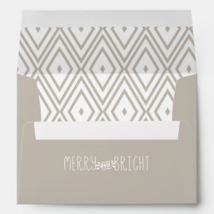 Modern Merry and Bright Envelope