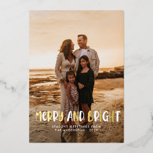 Modern Merry & Bright Retro Colourful Christmas 