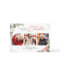 Modern Merry Christmas Floral 3 Photo Greeting