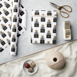 Modern Merry Christmas Gift Holiday Wrapping Paper
