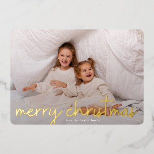 modern merry christmas Gold Photo