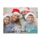 Modern Merry Christmas Hand Lettered Family Photo