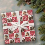 Modern Merry Christmas Red Bokeh Personalised Wrapping Paper<br><div class="desc">Make a unique and trendy holiday memento. If you need to move anything around,  click on the customise button to make changes.</div>