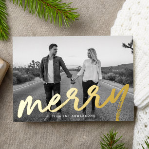 Modern Merry Gold Luxe Photo