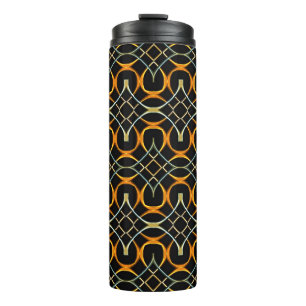 Modern metal Celtic knots pattern Thermal Tumbler
