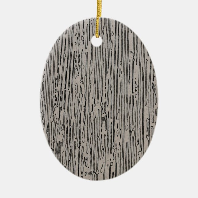 Modern metal static style design in silver gray. ceramic tree decoration (Front)