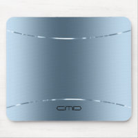 Modern metallic blue stainless steel look