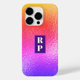 Modern Metallic Monogram Case-Mate iPhone 14 Pro Case