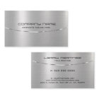 Modern Metallic Silver Brushed Aluminium Look