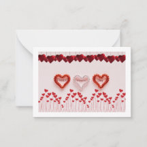 Modern Metallic Spring Hearts Valentine’s Day