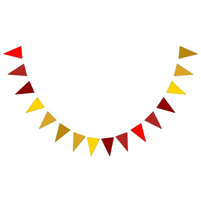 Modern Metallics Christmas Gradient Bunting Flags (All)