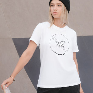 Modern Michelangelo Creation of Adam Crystal T-Shirt