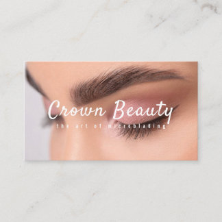 Modern Microblading , Eyebrows,  Permanent Makeup  Business Card