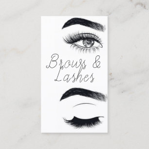 Modern Microblading , Eyebrows,  Permanent Makeup Business Card