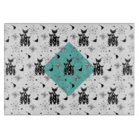 Modern Mid Century Retro Cats Cute Pattern