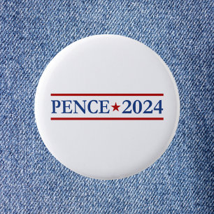 Modern Mike Pence 2024 US President 6 Cm Round Badge