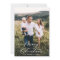 Modern minimal 1 photo Christmas elegant script