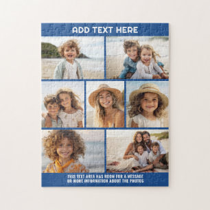 Modern Minimal - 7 Photo Collage Jigsaw Puzzle