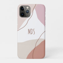 Modern minimal abstract geometric pastel colours