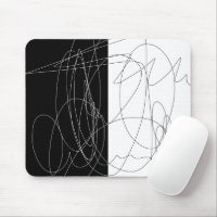 Modern minimal abstract scribble line art