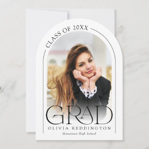 Modern Minimal Arch 2 Photo Grad Announcement