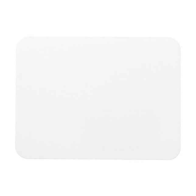 Modern Minimal Baby Photo Birth Announcement Magnet (Horizontal)