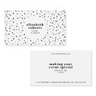 Modern minimal black and white polka dots pattern