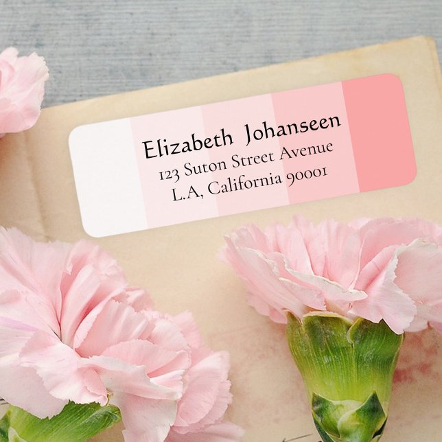 Modern Minimal Blush Pink Gradient Stripes Simple (Creator Uploaded)