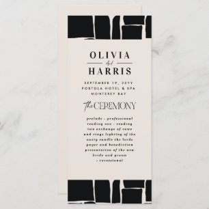 Modern minimal bold graphic black & white wedding