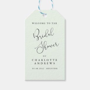 Modern, minimal Bridal Shower Gift Tags