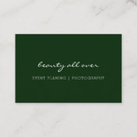 Modern Minimal business card