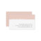 Modern Minimal Business Cards | Blush