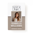 Modern Minimal Business Employee  ID