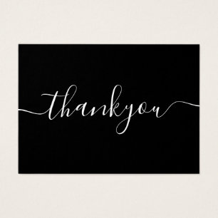 Modern Minimal Business Thank You For Order Insert
