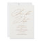 Modern Minimal Calligraphy Gold Wedding