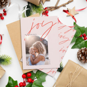 modern minimal calligraphy joy holiday