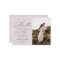 Modern Minimal Calligraphy Wedding Photo