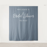 Modern Minimal Chic Bridal Shower Backdrop