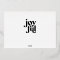 Modern minimal Christmas  Foil Holiday Card