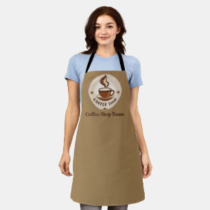 Modern Minimal Coffee Shop professional  shop Apron