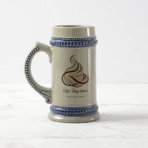 Modern Minimal Coffee Shop professional  shop Beer Stein