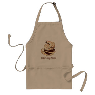 Modern Minimal Coffee Shop professional shop Standard Apron
