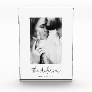 Modern minimal contemporary photo family elegant block