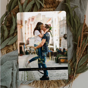 Modern Minimal Contemporary Photo Save the Date