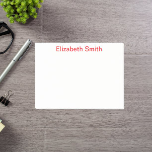 Modern Minimal Custom Name Post-it Notes