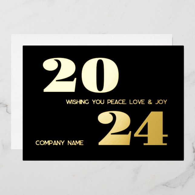 Modern minimal  elegant, company name (Front/Back)