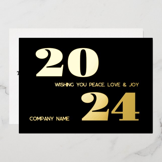 Modern minimal  elegant, company name (Front/Back)